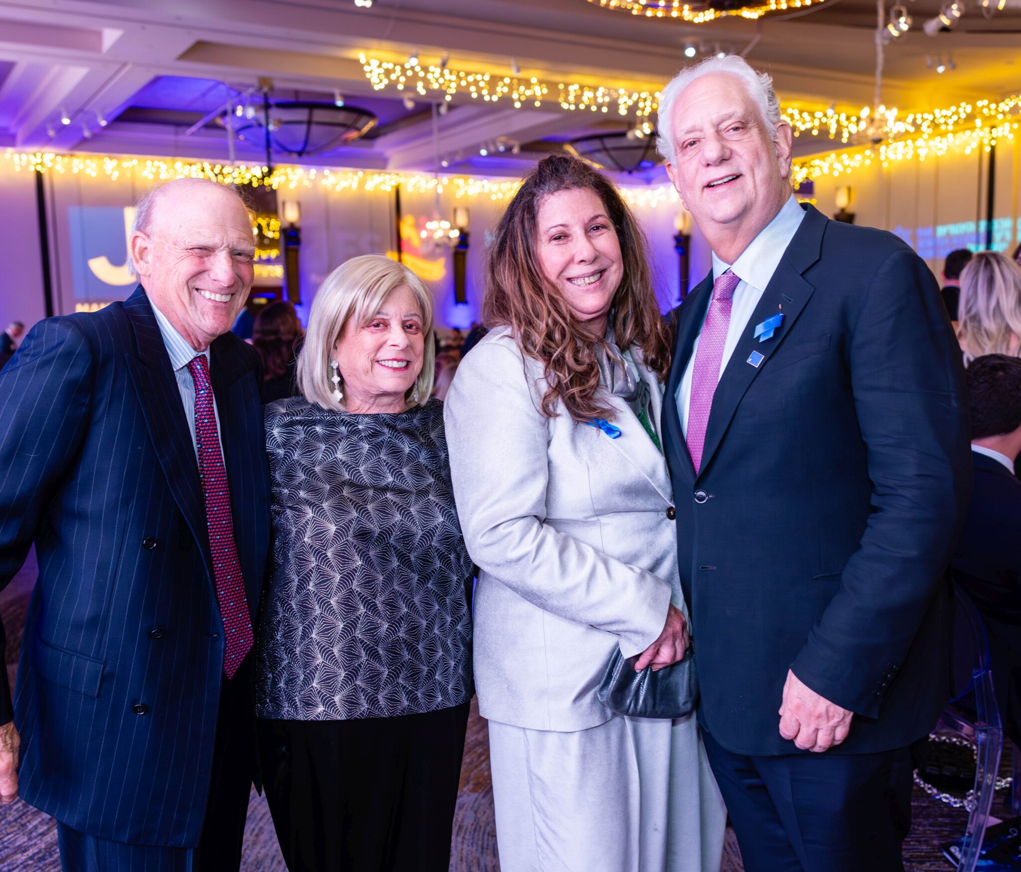 Arthur and Vicki Loring, and Mark and Stacey K. Levy  at the Jewish Federation of Palm Beach County Celebrating Philanthropy 2023 event