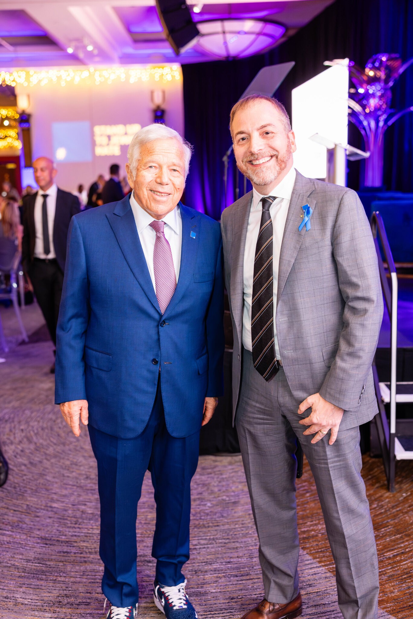 Robert Kraft and Chuck Todd at the Jewish Federation of Palm Beach County Celebrating Philanthropy 2023 event