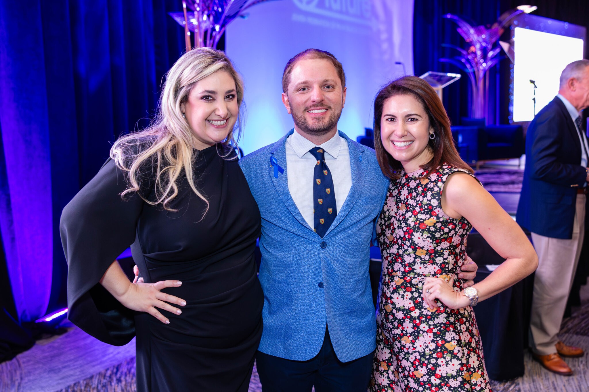 Jourdan Levy, Jason DelGrosso and Elana Rickel at the Jewish Federation of Palm Beach County Celebrating Philanthropy 2023 event