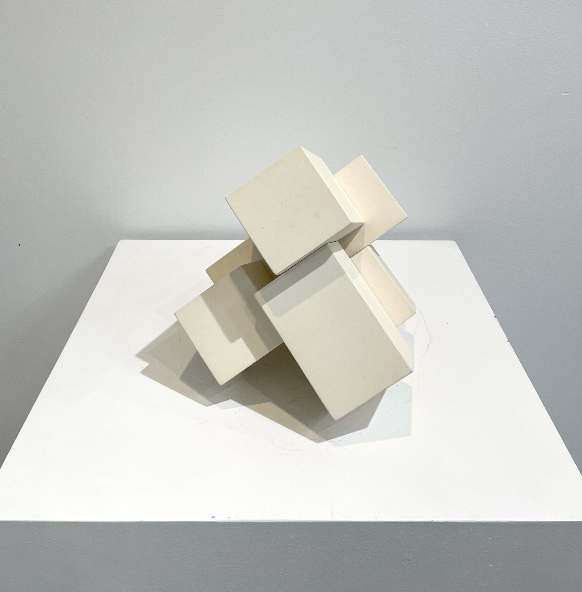 Chris Kelly "CGR 15," Ceramic 10” x 10” x 10” 2023, on view at The Lucore Art gallery