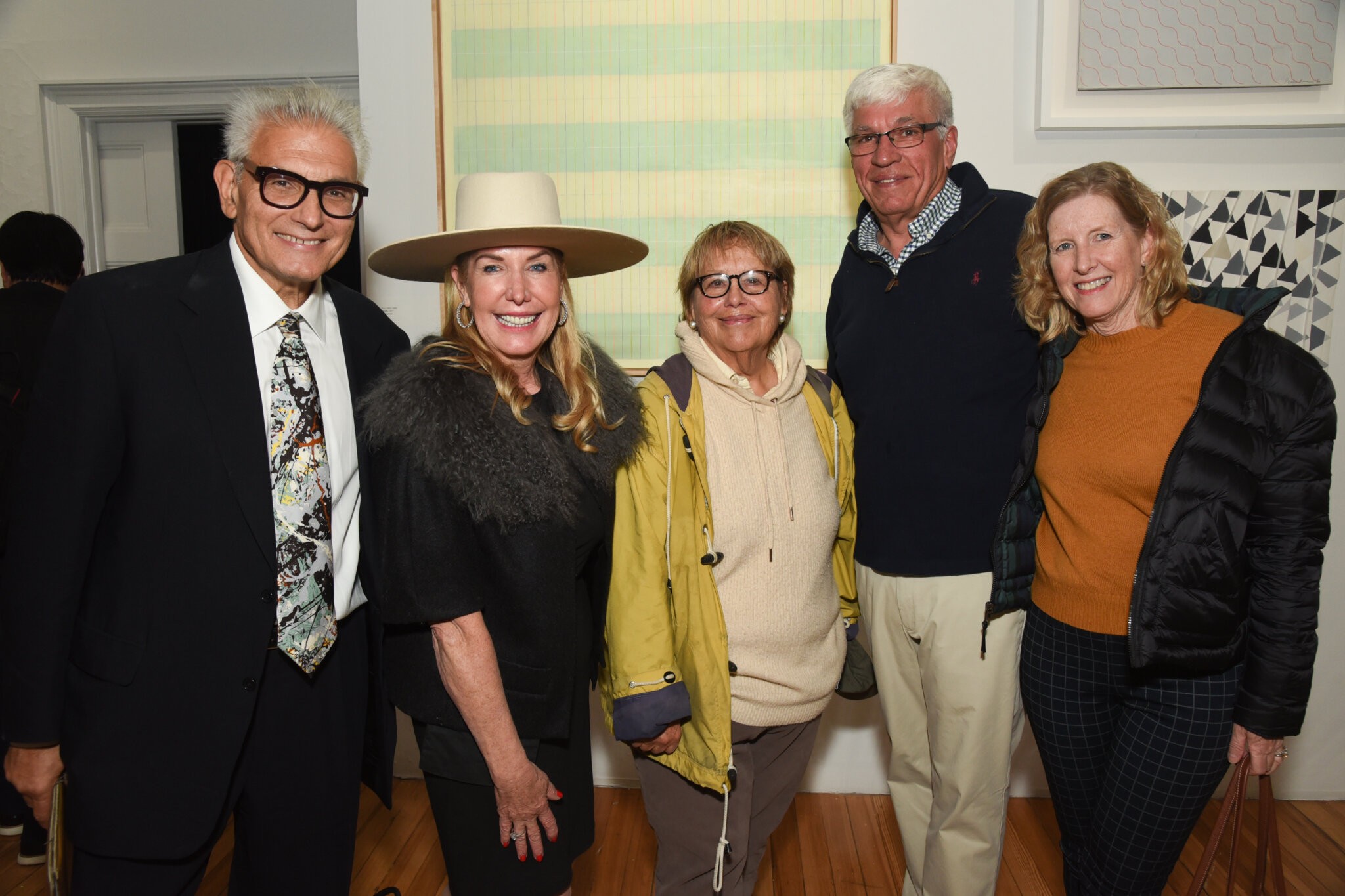 Rick Friedman, Cindy Lou Wakefield, Irene Tully, Bill Dell, Sarah Fitzminons at Heroines of the Abstract Expressionist Era Opening 2023