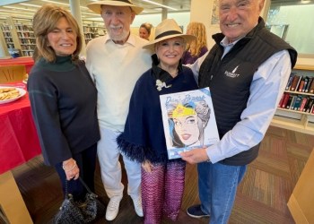Rikki Klieman, Dan Rattiner, Victoria Schneps, Bill Bratton at the Dan Rattiner Meet & Greet