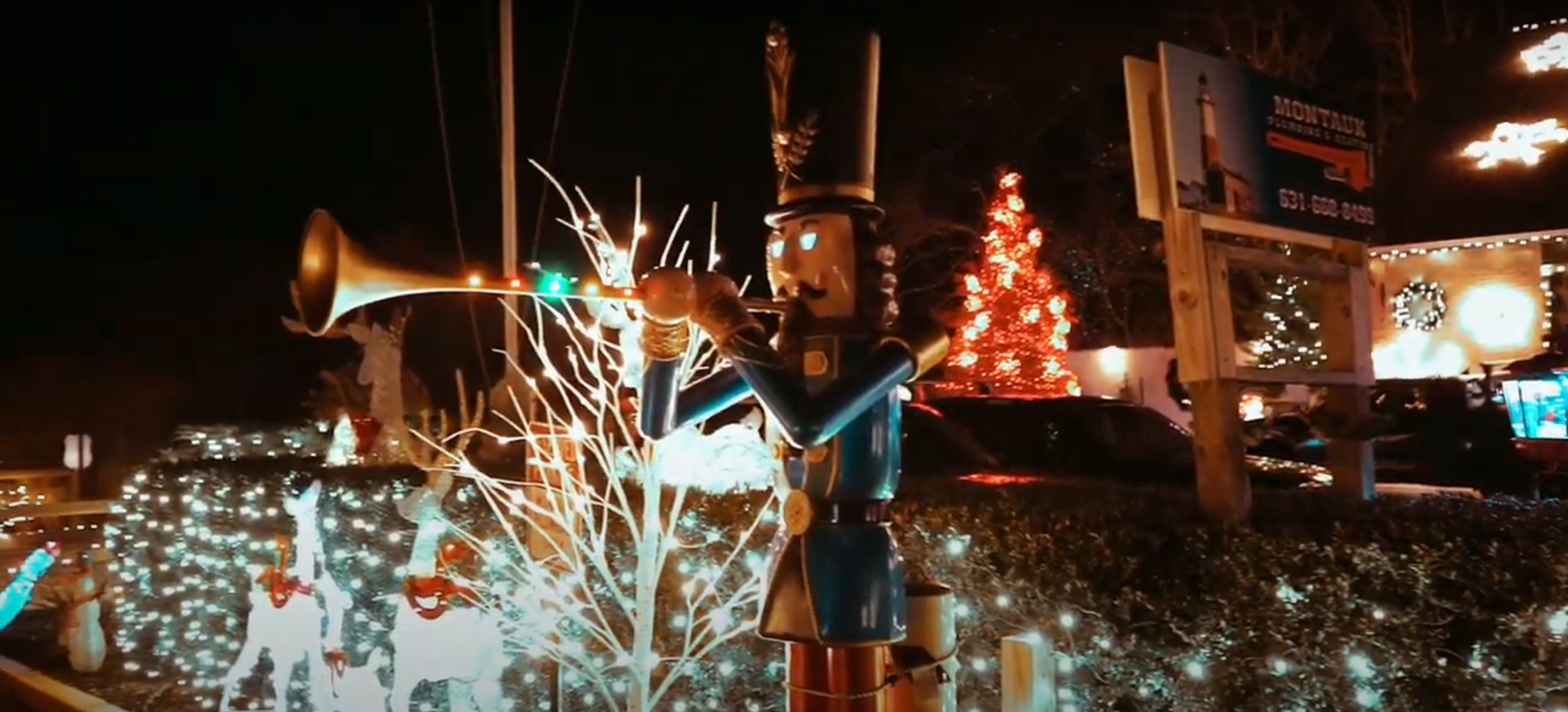 Montauk Plumbing's holiday light display is a must-see