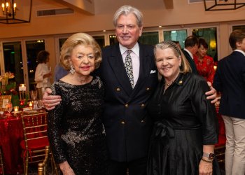 Lesly Smith, Philip Tilearcio, Dani Moore at the 52nd Annual Christmas Ball