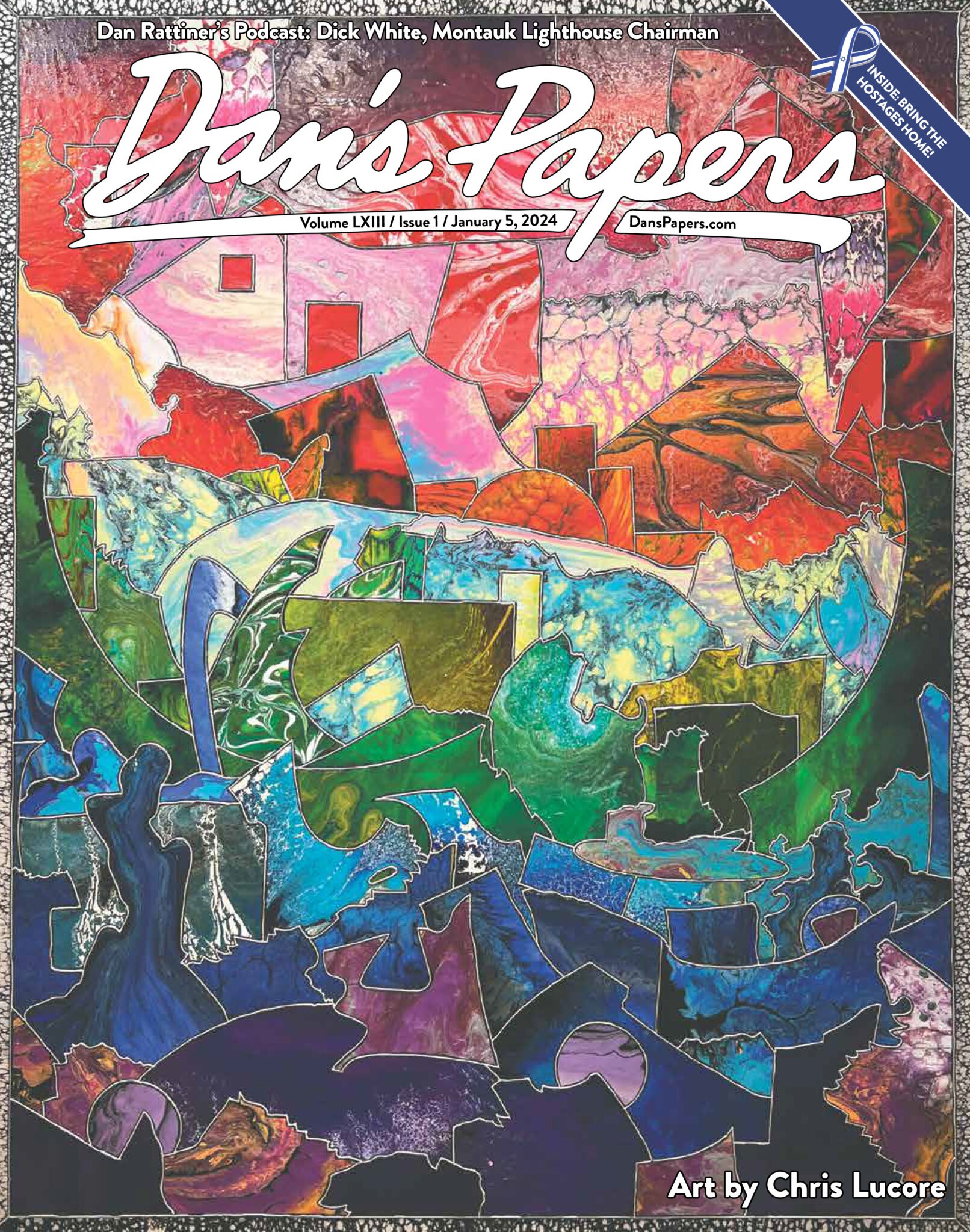 January 5, 2024 Dan's Papers cover art by Christopher Lucore