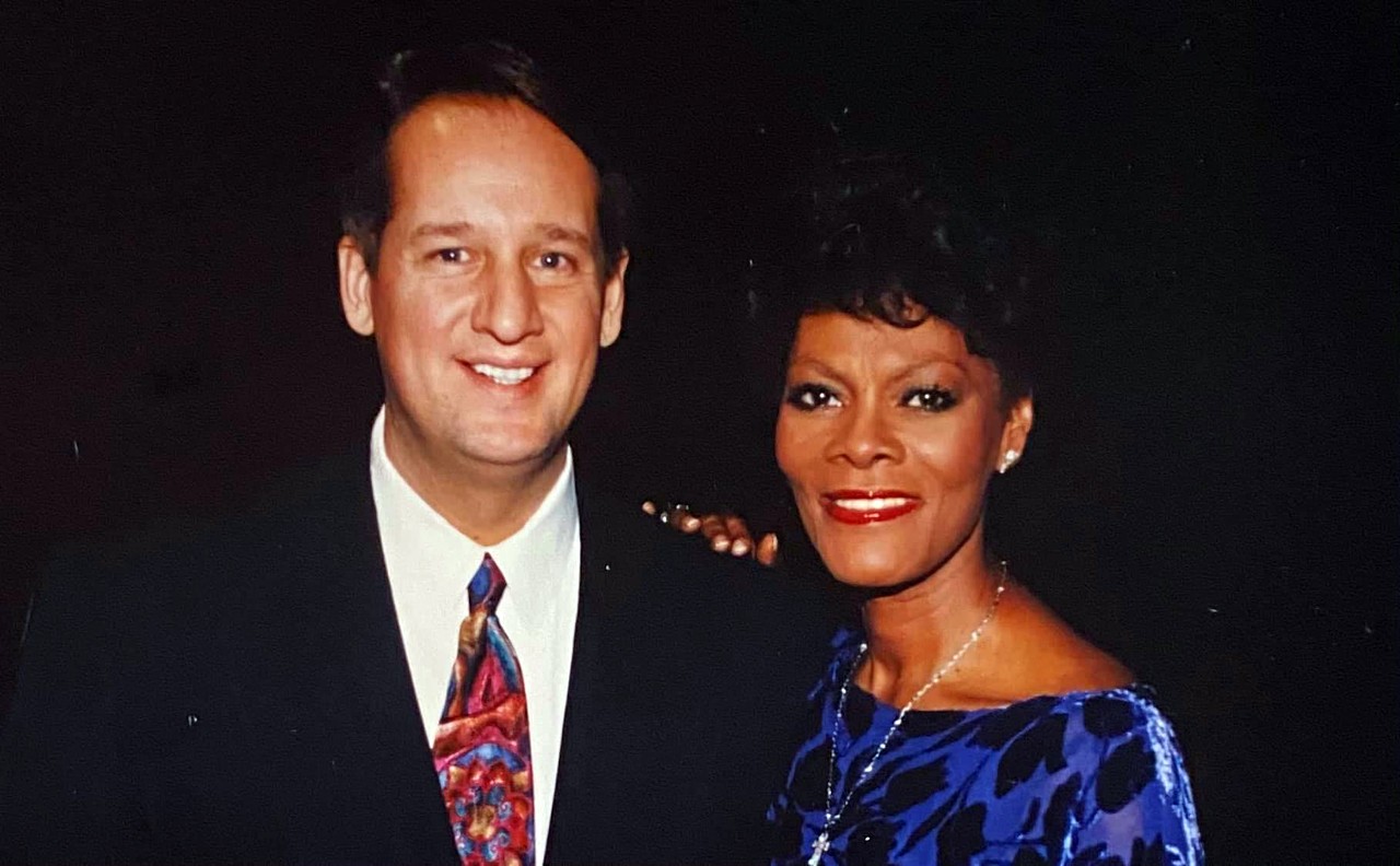 Doug Evans and Dionne Warwick