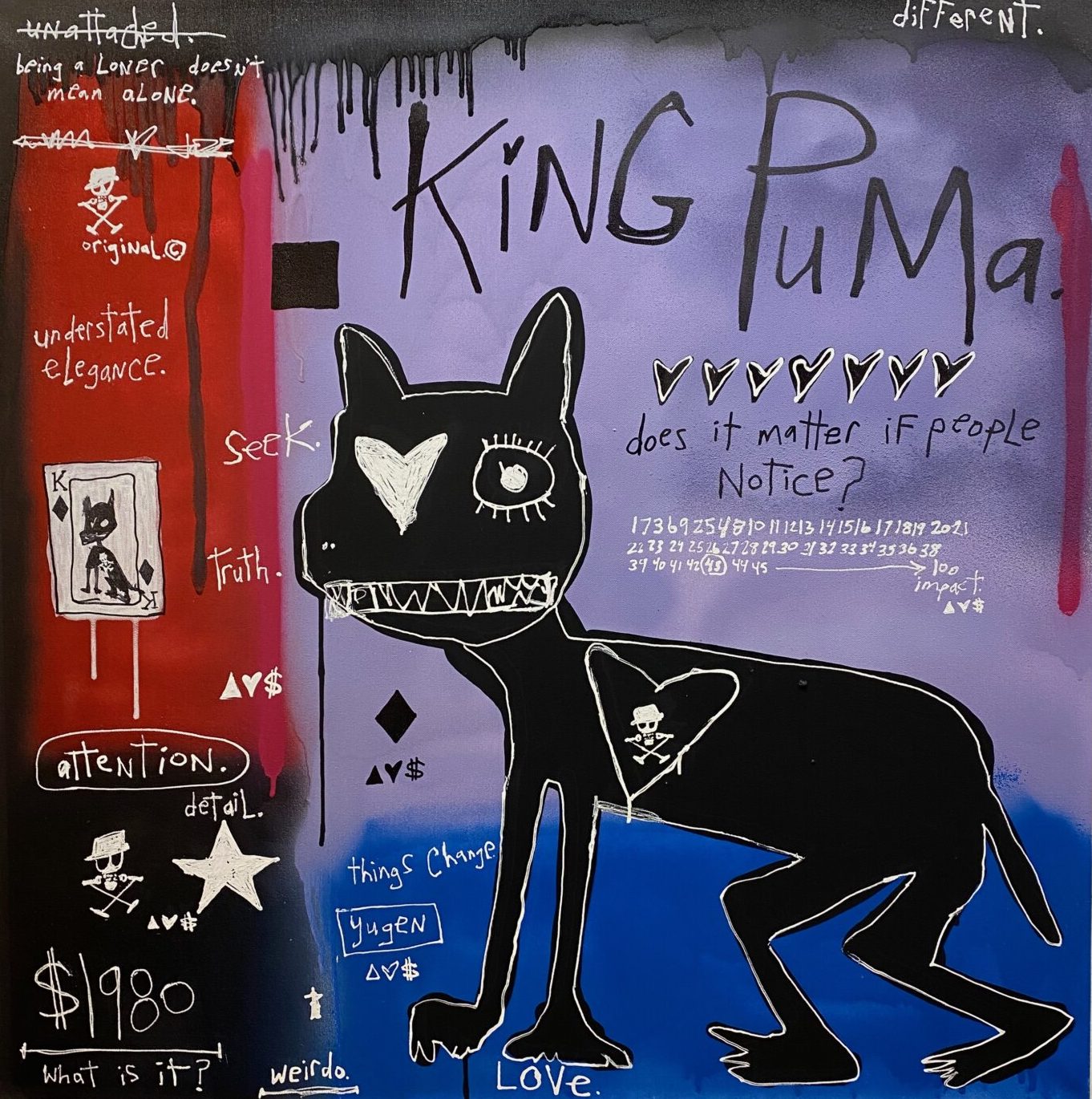 Art by Adam Baranello King Puma at Southampton Cultural Center 2024