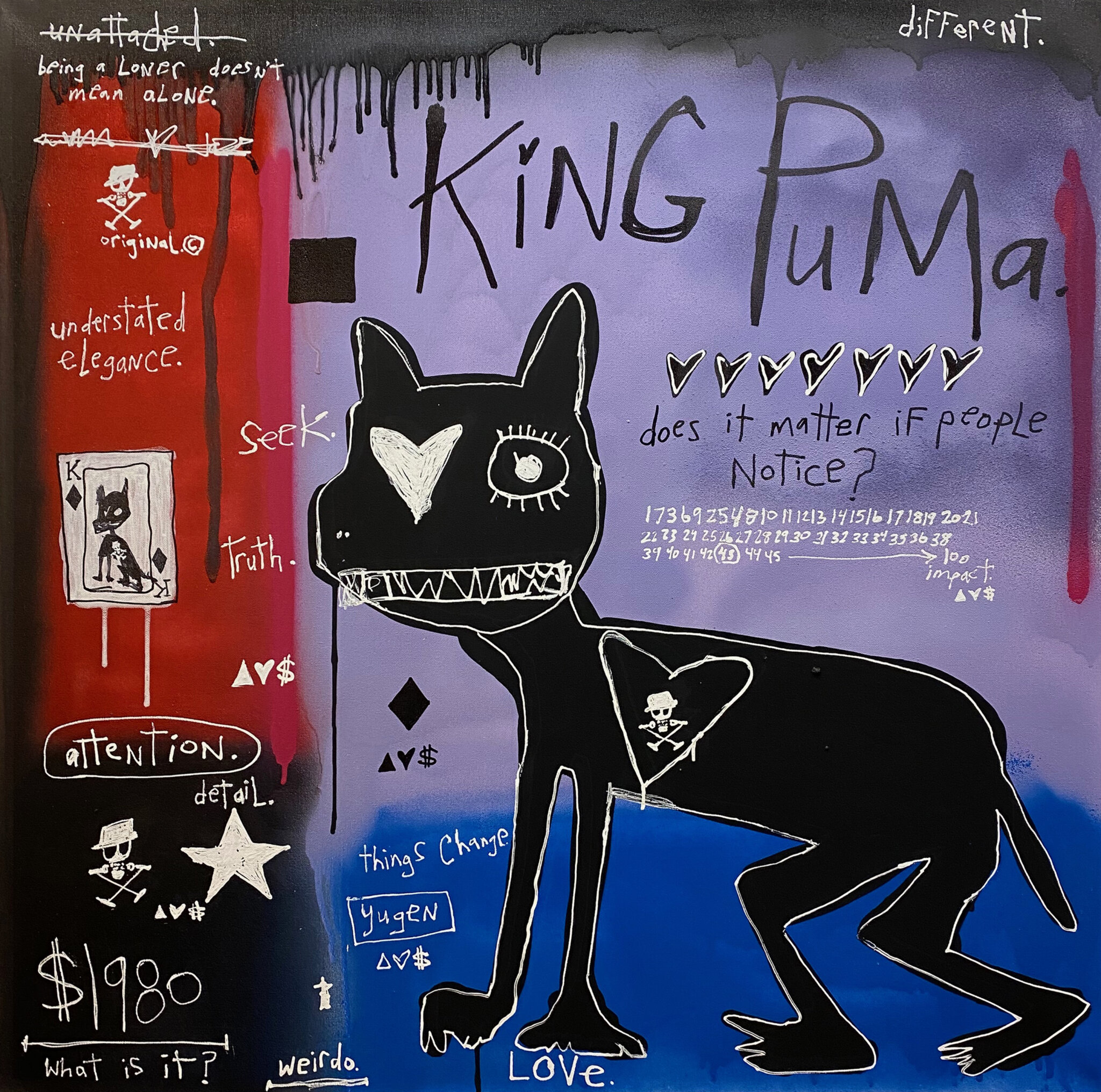 Art by Adam Baranello King Puma at Southampton Cultural Center 2024