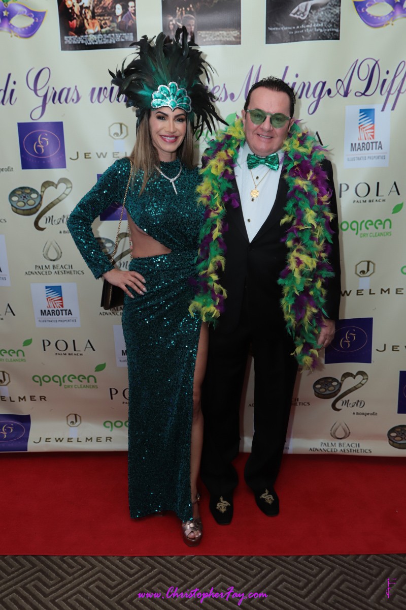 Mardi Gras Honorary Chairs Giselle & George Albrecht