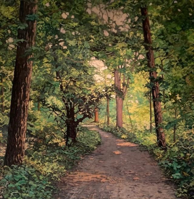 "Path in June Woods #2" by Shain Bard