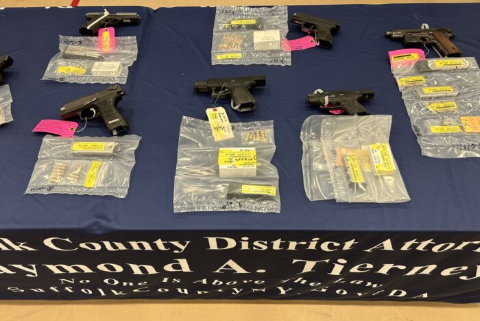 Bloodhound Brim guns and ammo seized