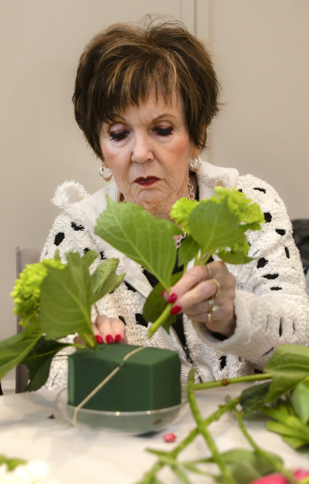 Lorraine Florentine at Floral Arrangement Workshop