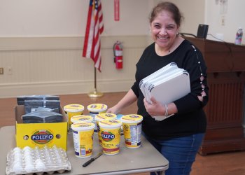 Instructor Judy Boshnack making Ricotta Gnocchi
