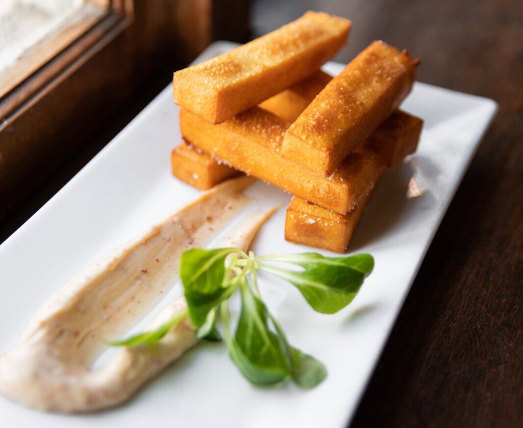 The Panisse (Chickpea Fries) at Mirabelle Restaurant