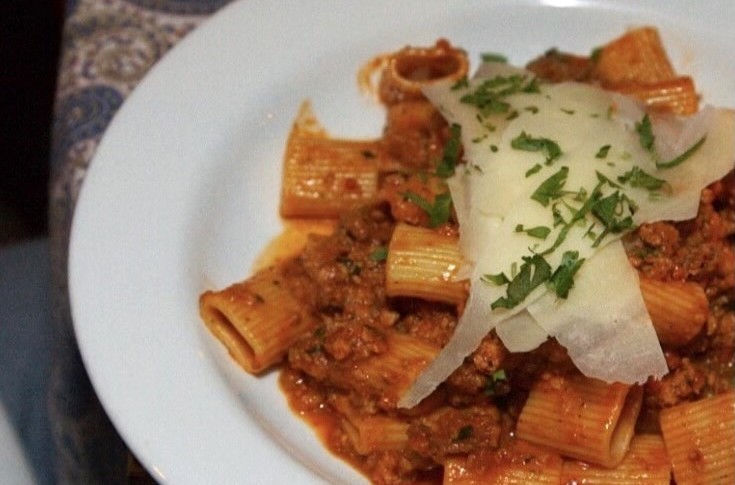 The Fresno Rigatoni Bolognese