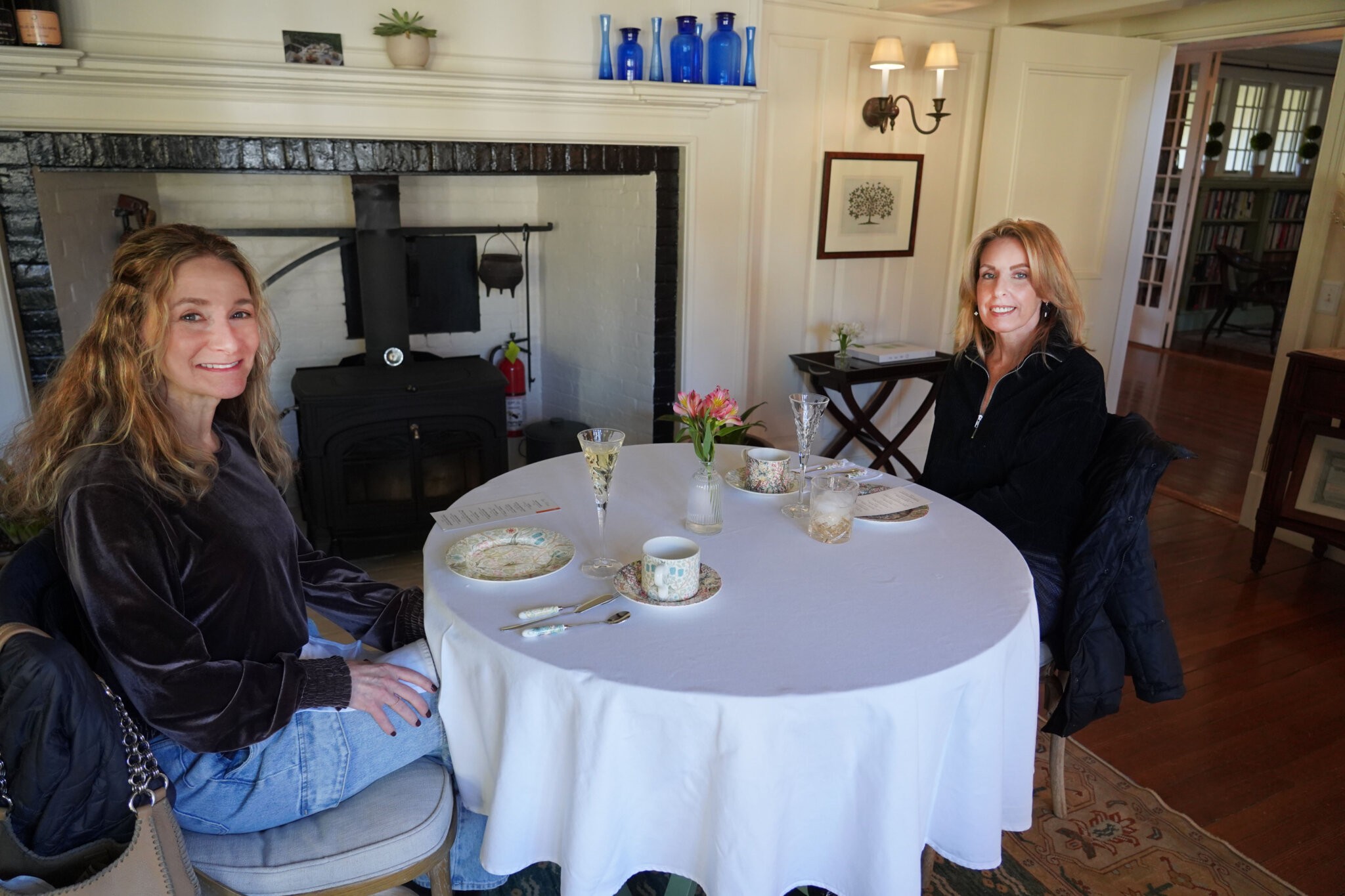 Annmarie Gallo, Deanna Broich at Afternoon Tea