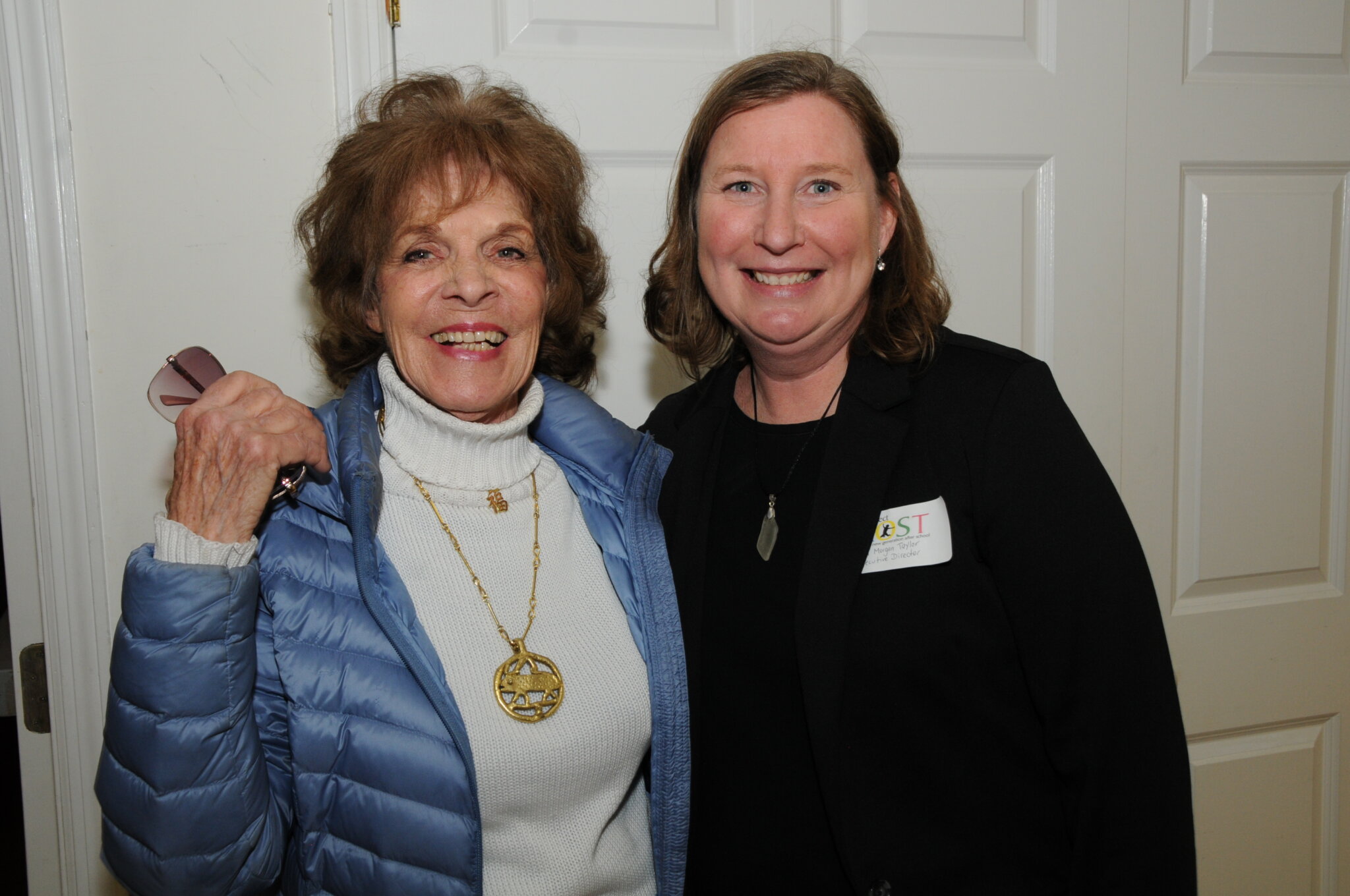 Arlene Bujese, Project MOST Executive Director Rebecca Morgan Taylor at Project MOST's Empty Bowls