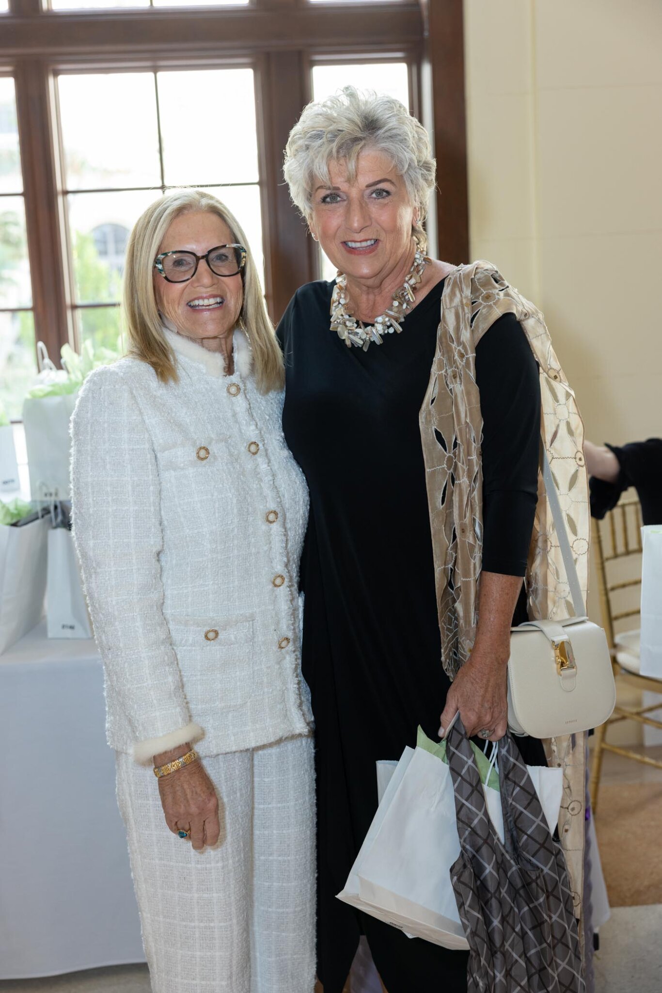 Barbara Sidel, Donna Schmidt at Luncheon & Fashion Show