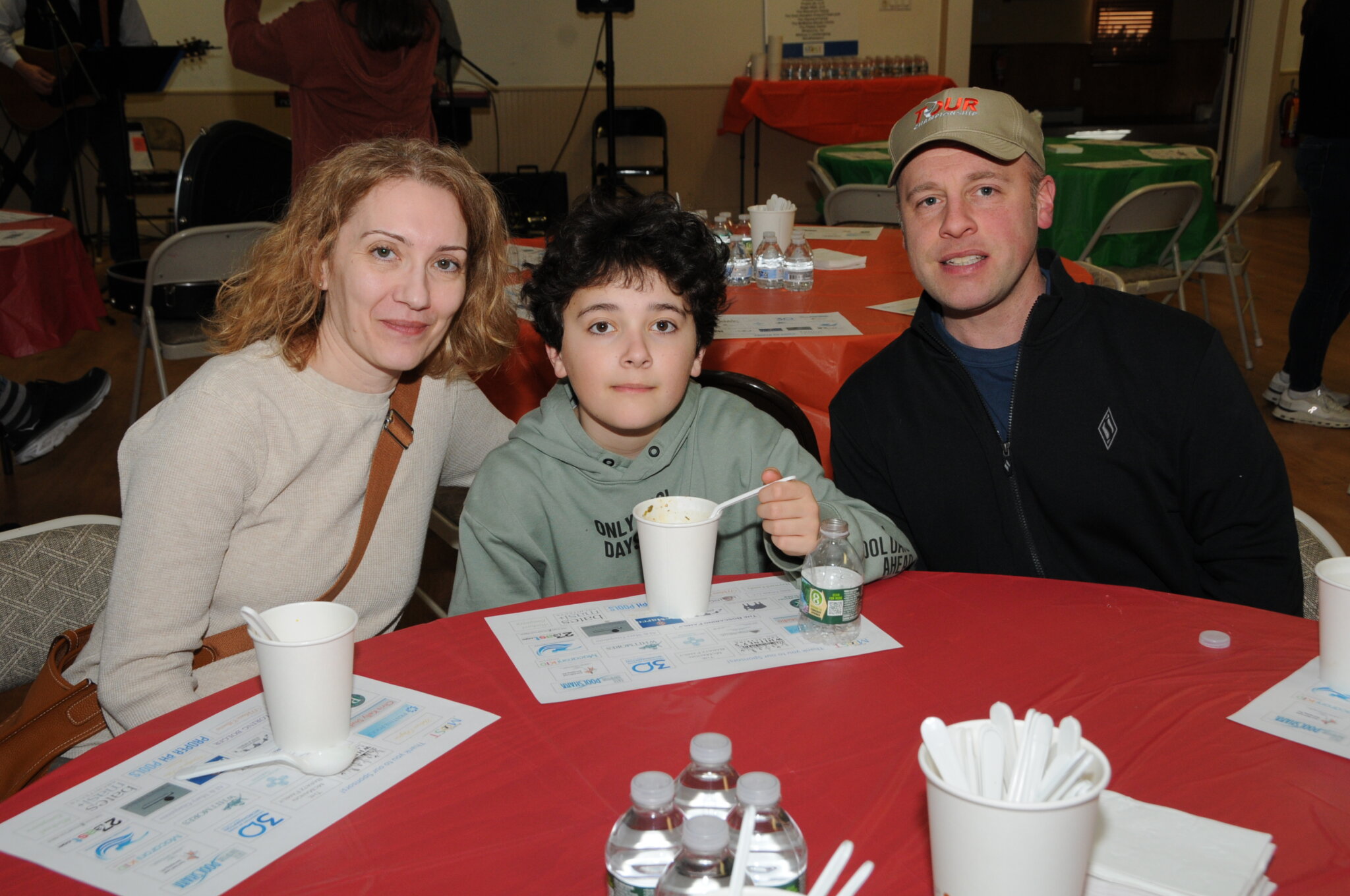 Brigita, Marc and James Byrnes at Project MOST's Empty Bowls