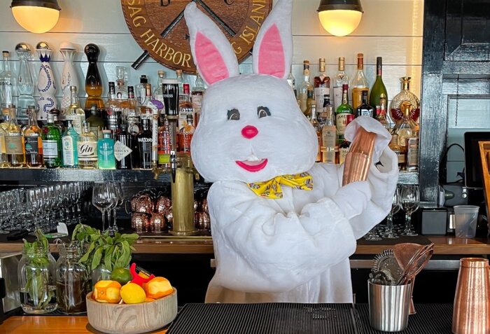 The Easter Bunny is coming to Baron's Cove in the hamptons