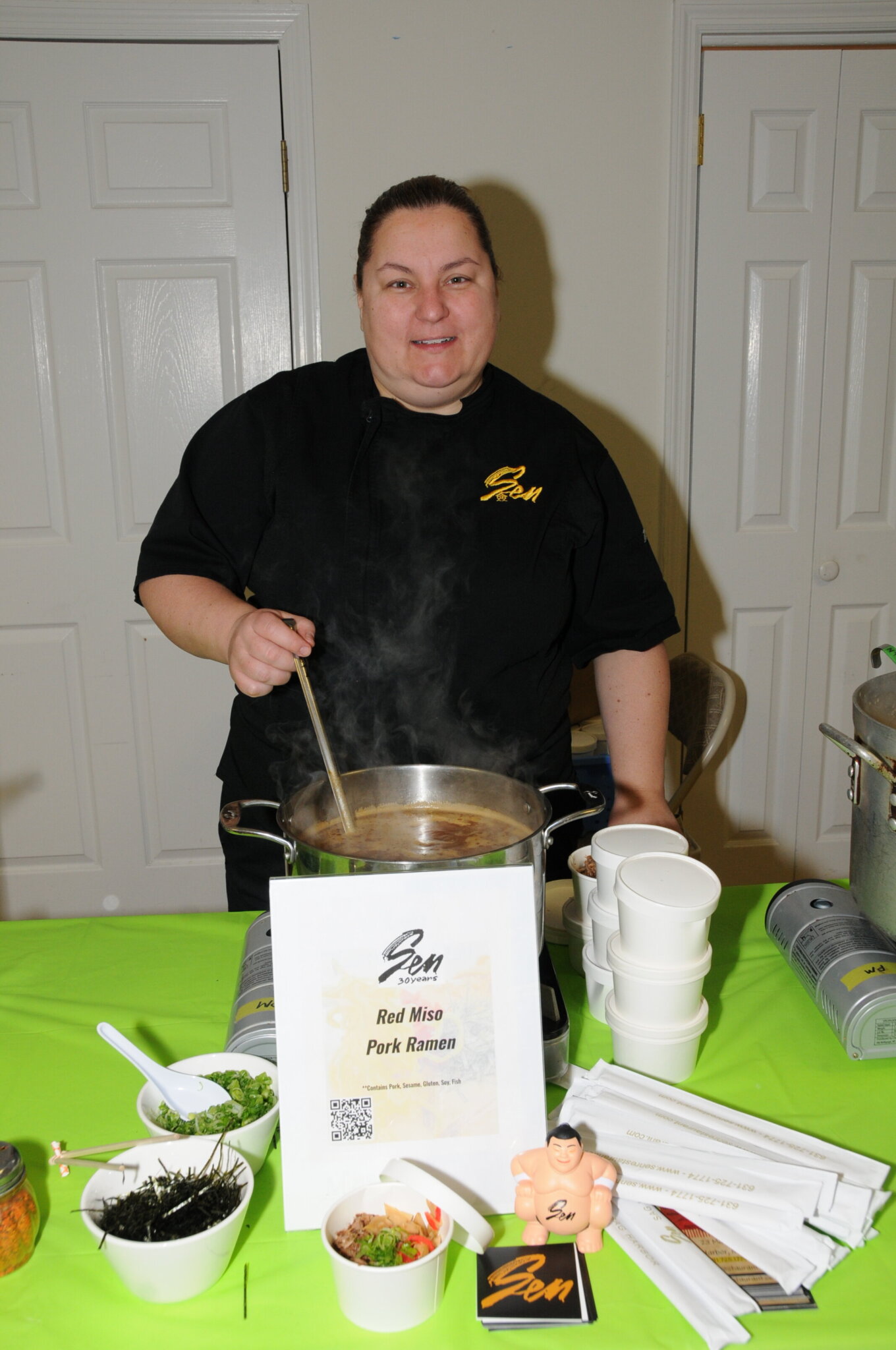 Carolyn Stec at Project MOST's Empty Bowls