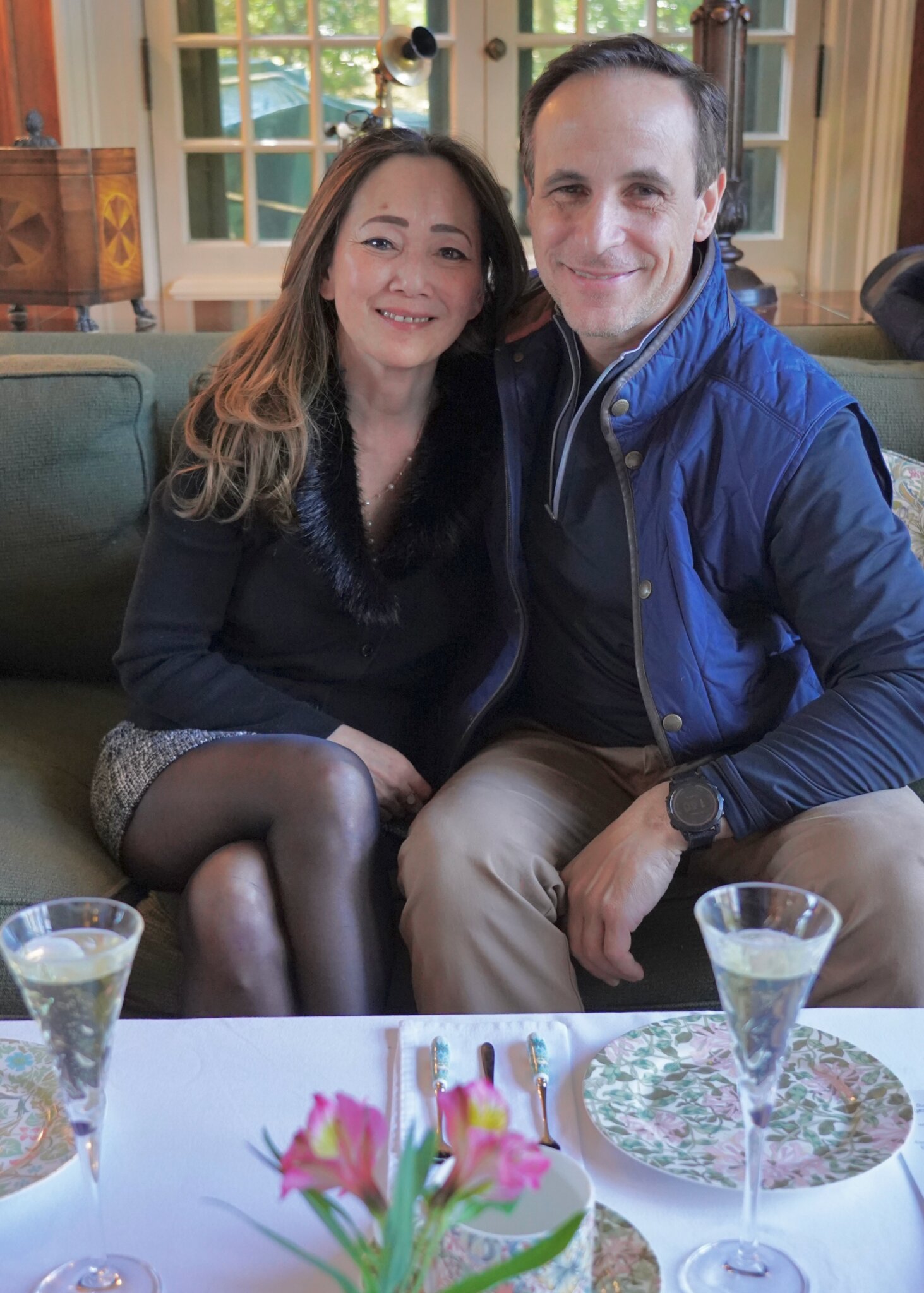 Christine and Vincent Lucarelli at Afternoon Tea