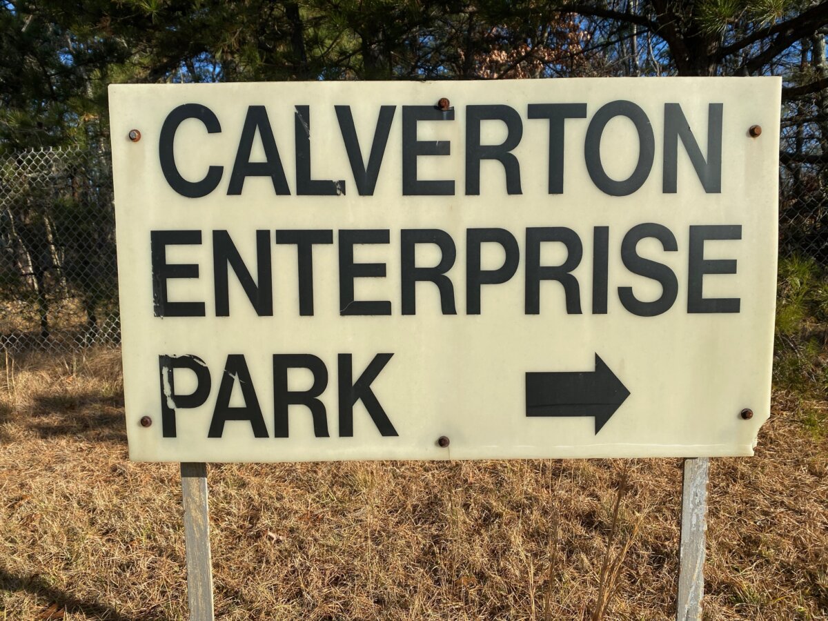 EPCAL, Calverton Enterprise Park sign
