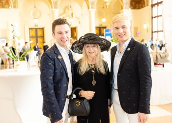 Joseph McNamara, Arlette Gordon, Max McNamara at Shop the Day Away