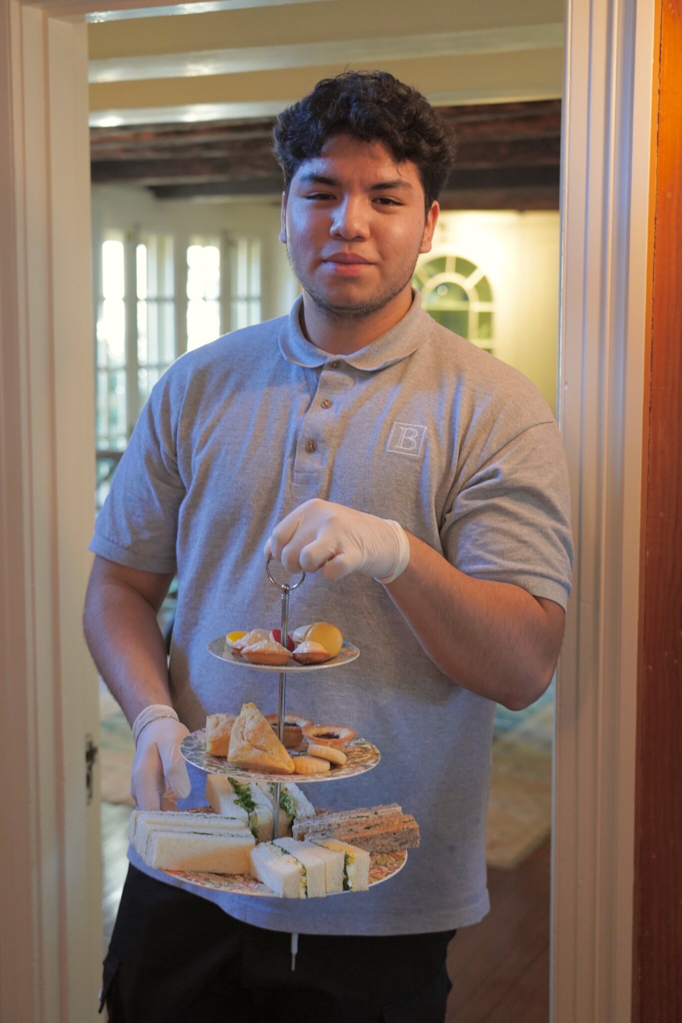 Tea Steward Kobe Revelo at Afternoon Tea