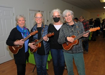 Musicians Mimi Hildreth Leonard, Sarah Turnbull, Katherine Stahl, Donna Potter at Project MOST's Empty Bowls