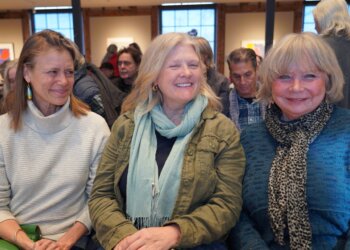 Shelter Island Artists Kaia Pedersen, Suzanne Crocker, Kathryn Cunningham at Insight Sunday