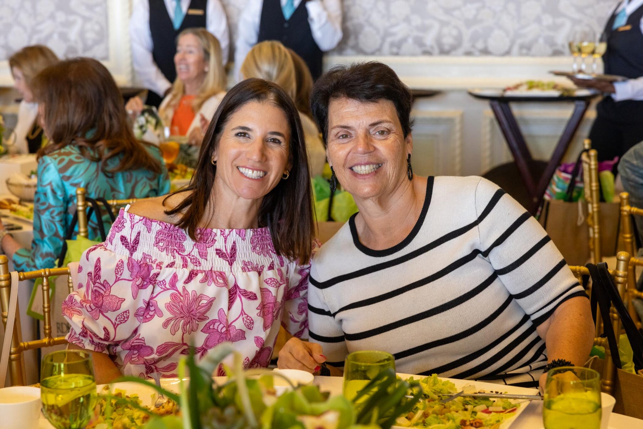 Wendy Tulman, Barbara Mancuso at Luncheon & Fashion Show