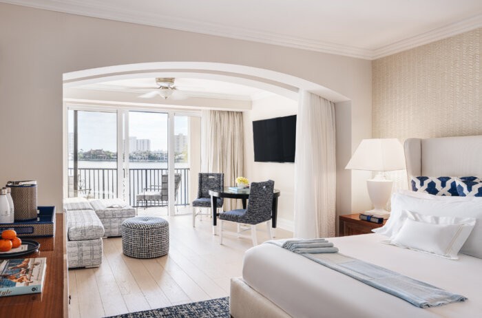 A suite at the Boca Raton Yacht Club