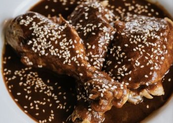 The Mole de Pollo at El Mariachi Mexican Restaurant