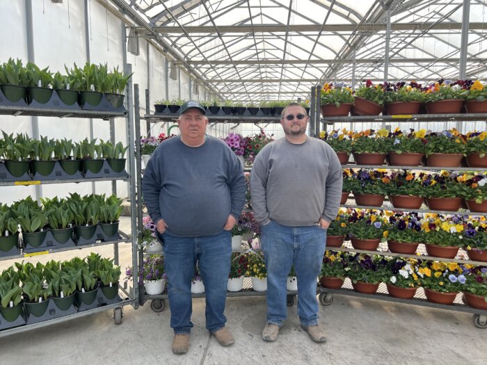 Michael Anthony McKay and Michael John McKay of Helen’s Greenhouse & Flower Farm