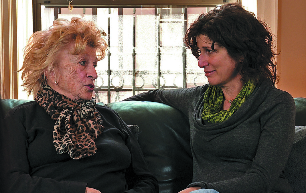 Mildred Kirschenbaum and her daughter, Gayle