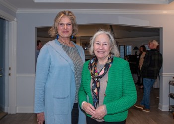 Suffolk County Legislator Ann Welker, Dede Gotthelf at Southampton Inn