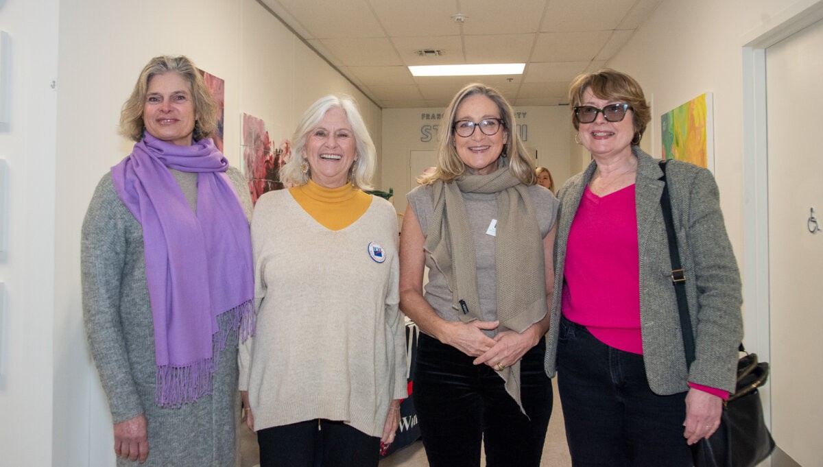 Suffolk County Legislator Ann Welker, Kathleen Mulcahy, Bridget Fleming, East Hampton Town Supervisor Kathee Burke-Gonzalez at Equal Rights Amendment Event