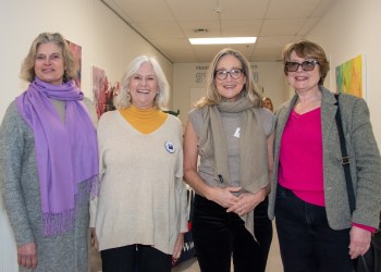 Suffolk County Legislator Ann Welker, Kathleen Mulcahy, Bridget Fleming, East Hampton Town Supervisor Kathee Burke-Gonzalez at Equal Rights Amendment Event