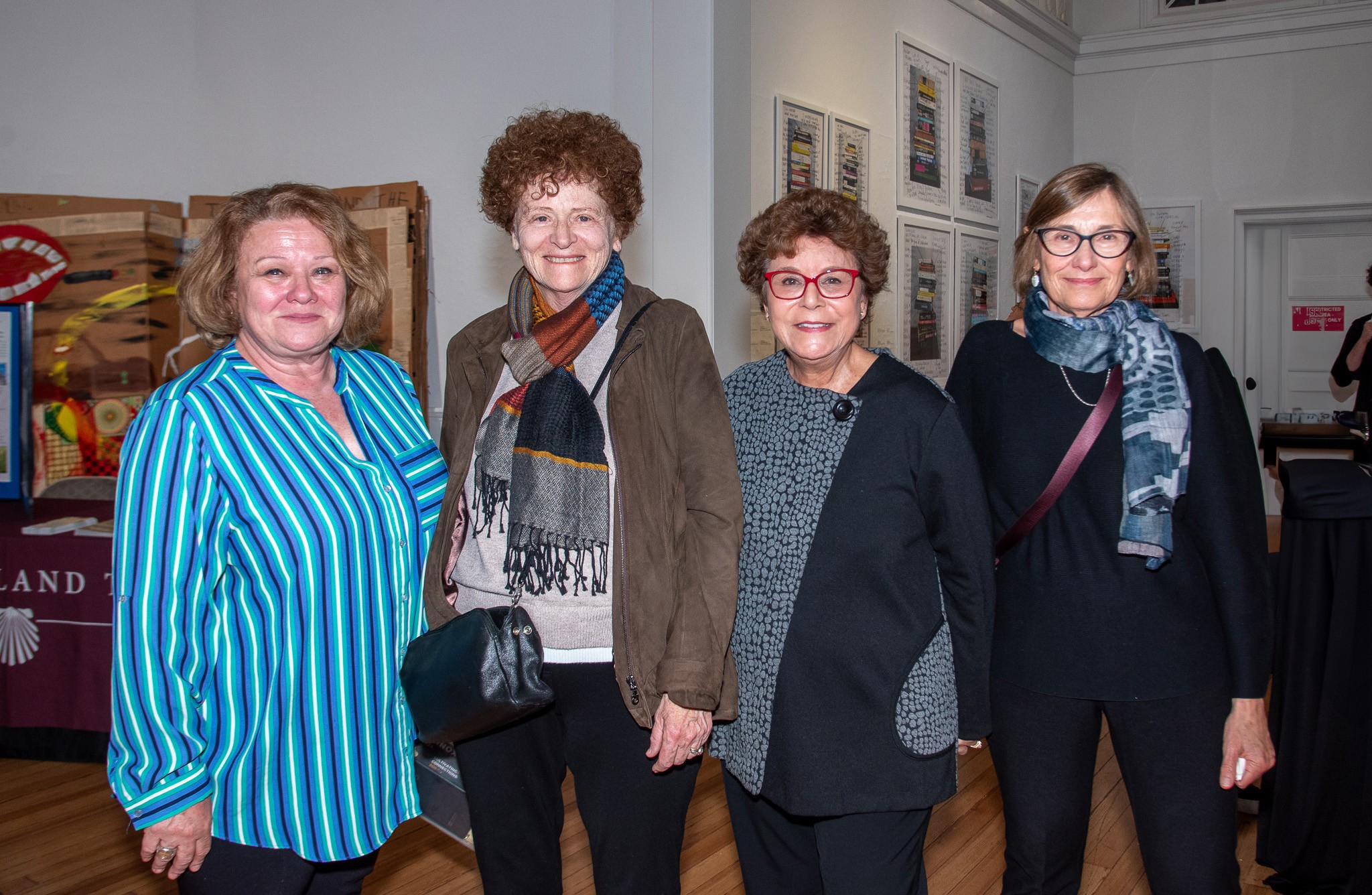 Christina Strassfield (Exec. Dir. SAC), Hon. Deborah Kooperstein, Jacqui Lofaro (Exec. Dir. DocFest), Jackie Leopold at SAC's DocFest