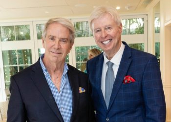 Dan Drennen, David Sarama at Jupiter Medical Center's Luncheon