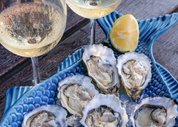 Enjoy fabulous fresh oysters and wine while supporting Oysterponds Elementary School