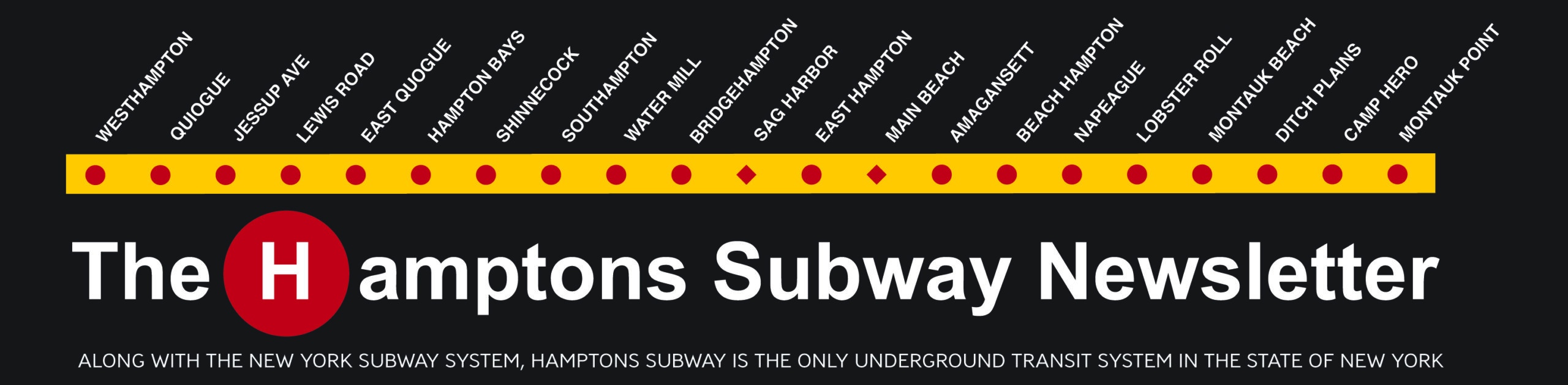 The Hamptons Subway Map logo