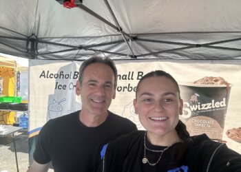 Father daughter team Steve and Karli Mills of Swizzled Desserts