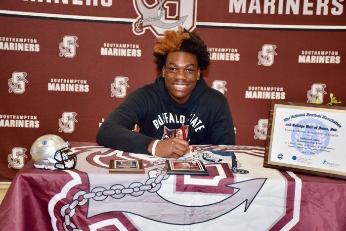 Southampton High School varsity football player Nehemiah Mack will join the Bengals at Buffalo State in the fall
