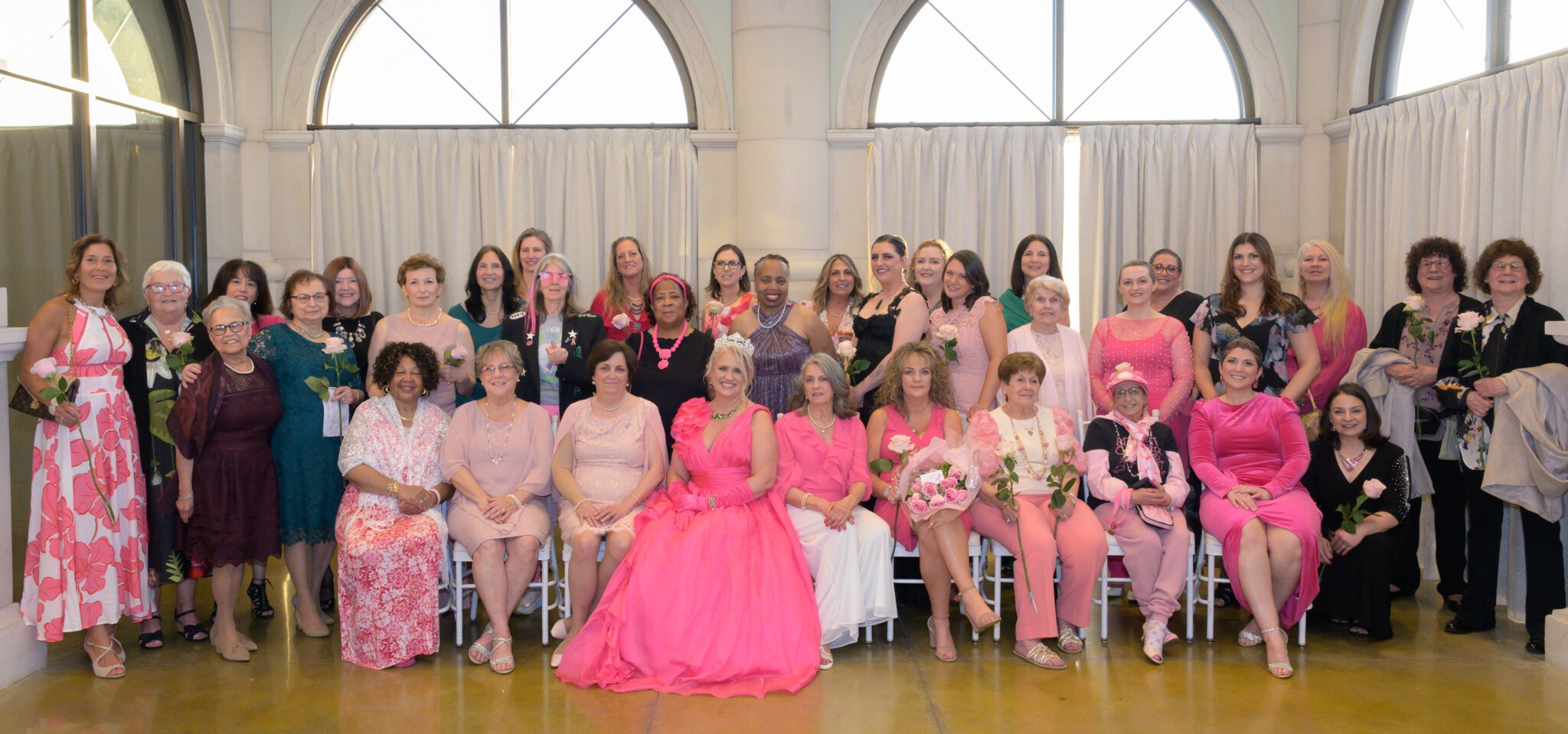 NFBHC Survivors Group Photo at the Pink Pearl Gala