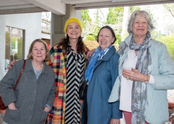 Nina Gillman, Carrie Barratt, Elena Prohaska-Glinn, Joanna Grossman at the LongHouse Reserve
