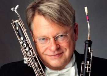 English horn player Thomas Stacy Photo by Chris Lee