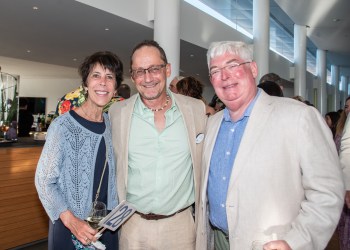 Anne McDonald, Robert DeLuca (Pres. GFEE), Kevin McDonald at Group for the East End Benefit