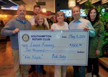 Southampton Rotary Club Members at the KK Strong Fundraiser